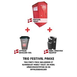 Festivalpakke - trio