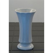 Hvid vase Ø8 H15 cm