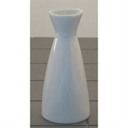Hvid vase Ø3,5 H13cm