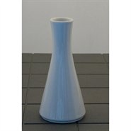 Hvid vase Ø3,5 H16 cm