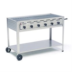 Gasgrill 6 blus m/rist 