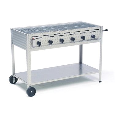 Gasgrill 6 blus m/rist 