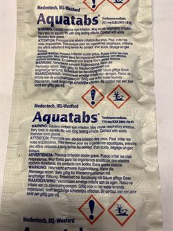 Aquatabs- desinficerende tabletter  - Blister 8 stk.