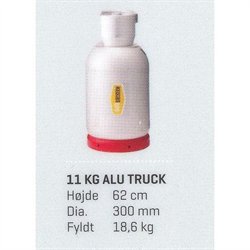 Salg af 11 kg alu truck gas