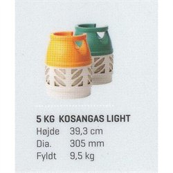 Salg af 5 kg gas light